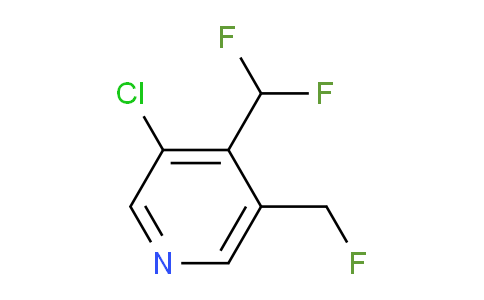 3-Chloro-4-(difluoromethyl)-5-(fluoromethyl)pyridine