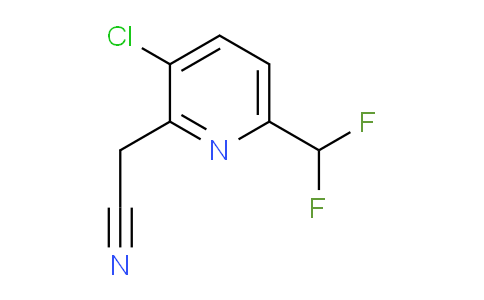 AM77762 | 1805195-20-3 | 3-Chloro-6-(difluoromethyl)pyridine-2-acetonitrile