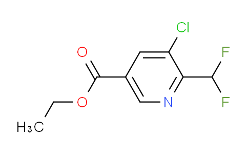 AM77771 | 1806784-74-6 | Ethyl 3-chloro-2-(difluoromethyl)pyridine-5-carboxylate