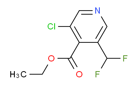 Ethyl 3-chloro-5-(difluoromethyl)pyridine-4-carboxylate