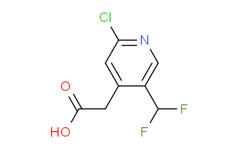 2-Chloro-5-(difluoromethyl)pyridine-4-acetic acid