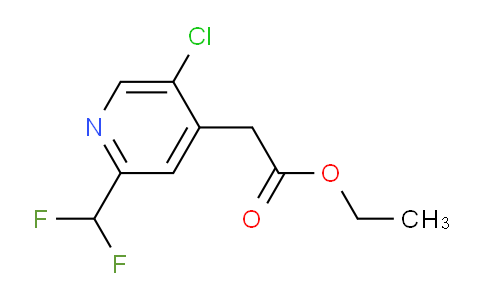 Ethyl 5-chloro-2-(difluoromethyl)pyridine-4-acetate