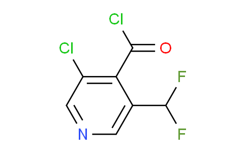 3-Chloro-5-(difluoromethyl)pyridine-4-carbonyl chloride