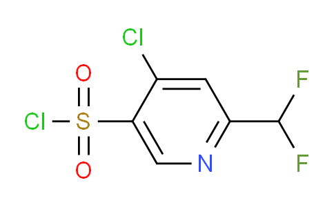 4-Chloro-2-(difluoromethyl)pyridine-5-sulfonyl chloride