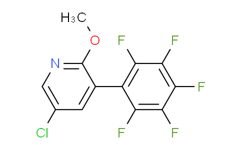 5-Chloro-2-methoxy-3-(perfluorophenyl)pyridine