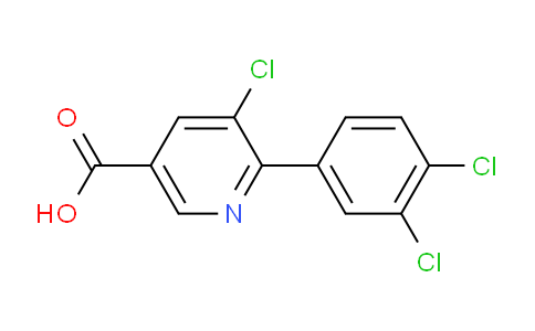 5-Chloro-6-(3,4-dichlorophenyl)nicotinic acid