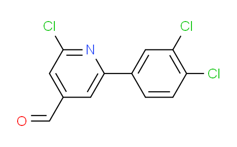 2-Chloro-6-(3,4-dichlorophenyl)isonicotinaldehyde
