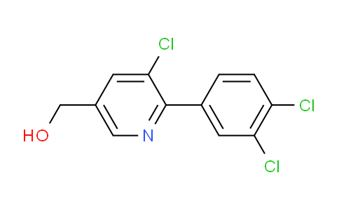3-Chloro-2-(3,4-dichlorophenyl)pyridine-5-methanol