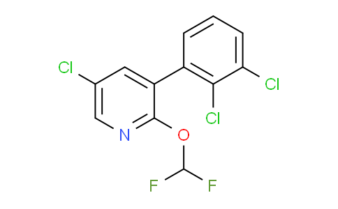 5-Chloro-3-(2,3-dichlorophenyl)-2-(difluoromethoxy)pyridine