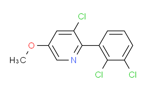 3-Chloro-2-(2,3-dichlorophenyl)-5-methoxypyridine