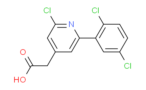 2-Chloro-6-(2,5-dichlorophenyl)pyridine-4-acetic acid