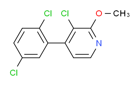 3-Chloro-4-(2,5-dichlorophenyl)-2-methoxypyridine