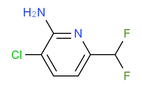 2-Amino-3-chloro-6-(difluoromethyl)pyridine