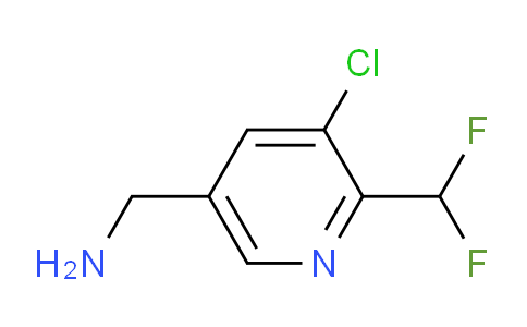 5-(Aminomethyl)-3-chloro-2-(difluoromethyl)pyridine