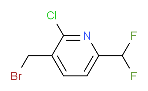 3-(Bromomethyl)-2-chloro-6-(difluoromethyl)pyridine