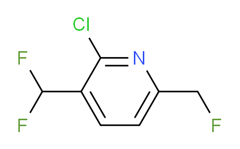 2-Chloro-3-(difluoromethyl)-6-(fluoromethyl)pyridine