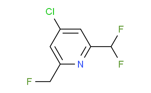 AM77905 | 1805303-25-6 | 4-Chloro-2-(difluoromethyl)-6-(fluoromethyl)pyridine
