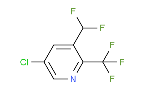 5-Chloro-3-(difluoromethyl)-2-(trifluoromethyl)pyridine