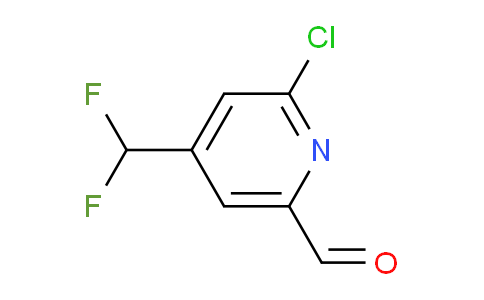 2-Chloro-4-(difluoromethyl)pyridine-6-carboxaldehyde