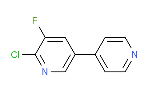 2-Chloro-3-fluoro-5-(pyridin-4-yl)pyridine