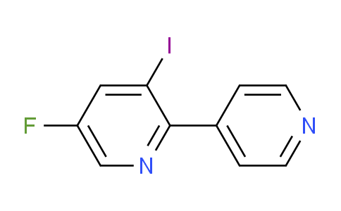 5-Fluoro-3-iodo-2-(pyridin-4-yl)pyridine