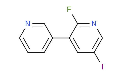 2-Fluoro-5-iodo-3-(pyridin-3-yl)pyridine