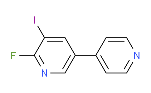 2-Fluoro-3-iodo-5-(pyridin-4-yl)pyridine