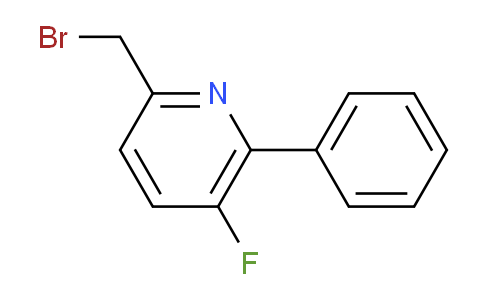2-Bromomethyl-5-fluoro-6-phenylpyridine