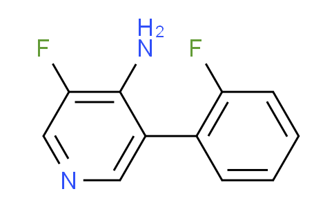 3-Fluoro-5-(2-fluorophenyl)pyridin-4-amine