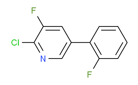 2-Chloro-3-fluoro-5-(2-fluorophenyl)pyridine