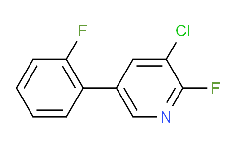 3-Chloro-2-fluoro-5-(2-fluorophenyl)pyridine