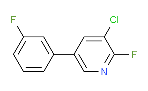 3-Chloro-2-fluoro-5-(3-fluorophenyl)pyridine