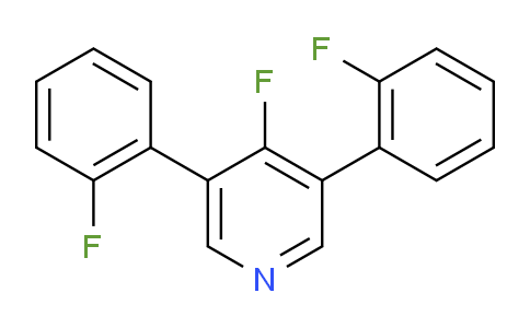 4-Fluoro-3,5-bis(2-fluorophenyl)pyridine