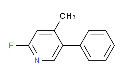 2-Fluoro-4-methyl-5-phenylpyridine
