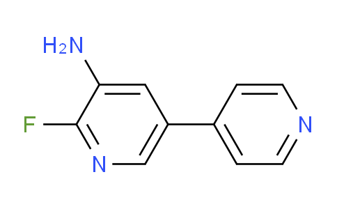 2-Fluoro-5-(pyridin-4-yl)pyridin-3-amine