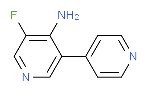 3-Fluoro-5-(pyridin-4-yl)pyridin-4-amine