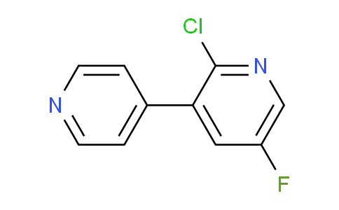 2-Chloro-5-fluoro-3-(pyridin-4-yl)pyridine