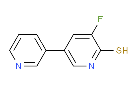 3-Fluoro-5-(pyridin-3-yl)pyridine-2-thiol