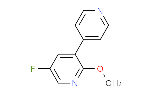 5-Fluoro-2-methoxy-3-(pyridin-4-yl)pyridine