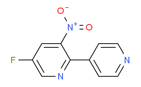 5-Fluoro-3-nitro-2-(pyridin-4-yl)pyridine