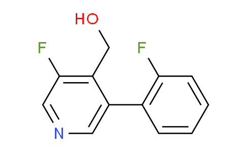 3-Fluoro-5-(2-fluorophenyl)pyridine-4-methanol