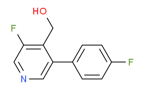 3-Fluoro-5-(4-fluorophenyl)pyridine-4-methanol