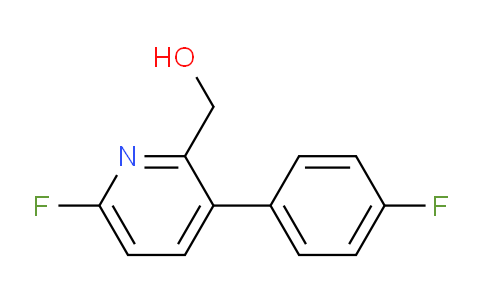 6-Fluoro-3-(4-fluorophenyl)pyridine-2-methanol