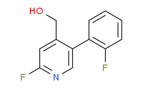 2-Fluoro-5-(2-fluorophenyl)pyridine-4-methanol