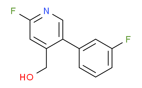 2-Fluoro-5-(3-fluorophenyl)pyridine-4-methanol