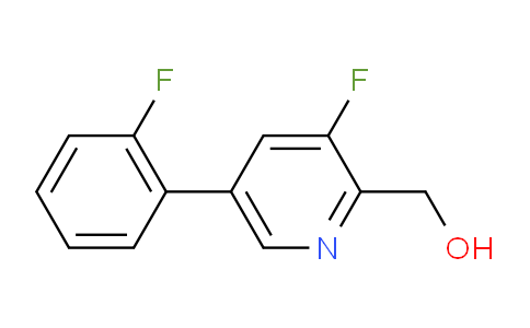 3-Fluoro-5-(2-fluorophenyl)pyridine-2-methanol