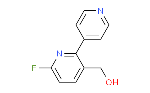 6-Fluoro-2-(pyridin-4-yl)pyridine-3-methanol