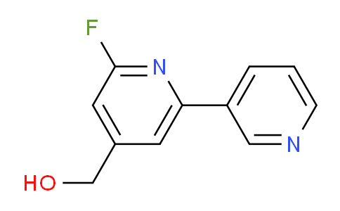 2-Fluoro-6-(pyridin-3-yl)pyridine-4-methanol