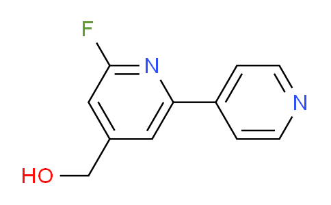 2-Fluoro-6-(pyridin-4-yl)pyridine-4-methanol