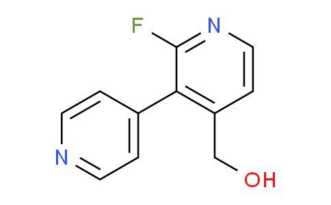 2-Fluoro-3-(pyridin-4-yl)pyridine-4-methanol